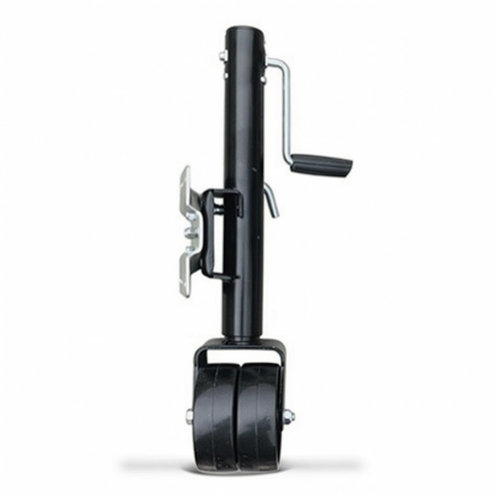 Caster Wheel - Anhänger-Stützfuß mit Schwenkrollen und Seitenkurbel, Anhänger-Stützfuß