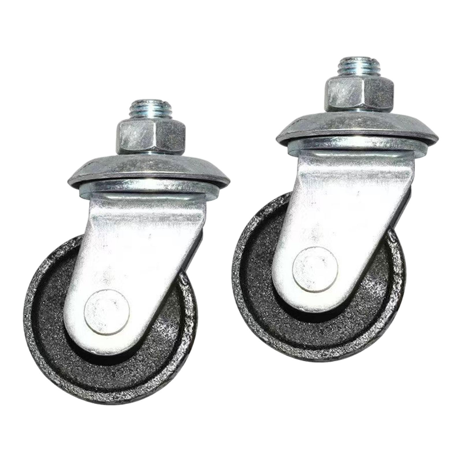 Caster Wheel - Ersatz-Set für Rollen des Wagenhebers, Gusseisen-Drehrollen