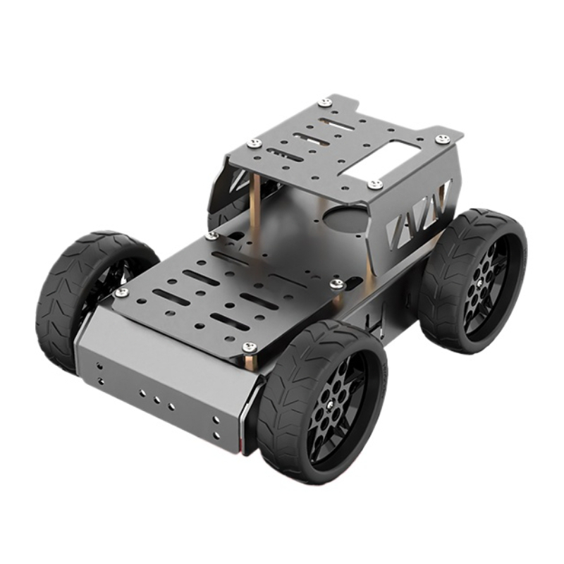 Arduino Robot - Vierrädriger Elektrowagen mit Aluminiumrahmen, intelligentes Auto