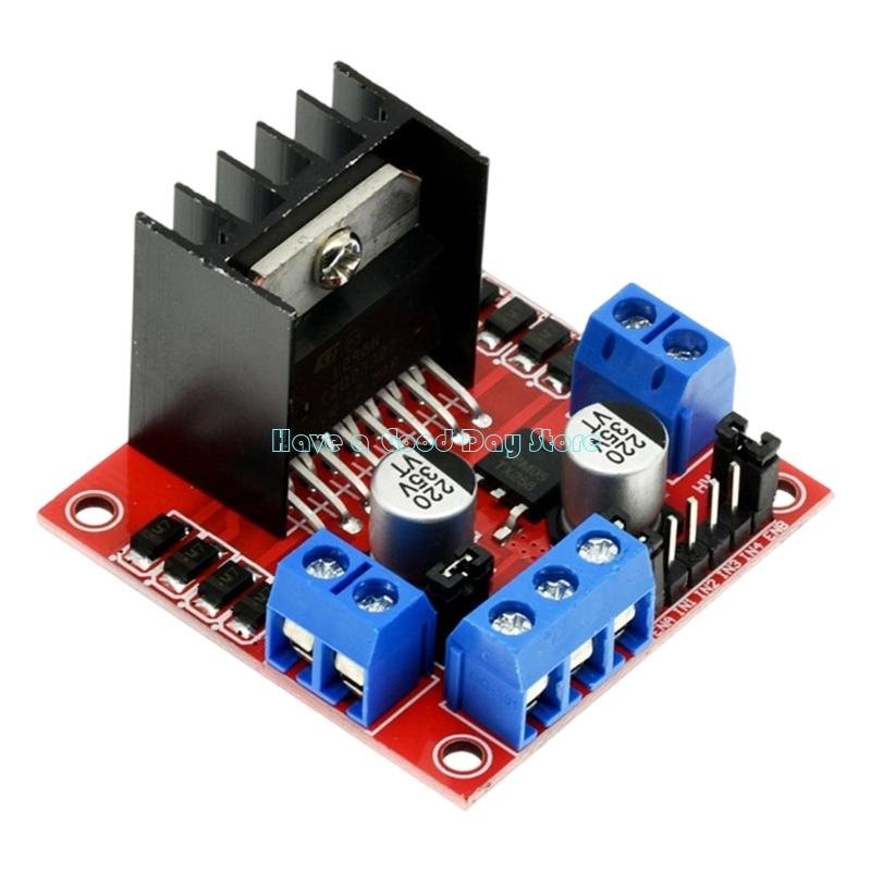 Motor Driver L298N - 462D Doppelmotorsteuerungs-L298N-Treibermodul, hohe Spannungen bis zu
