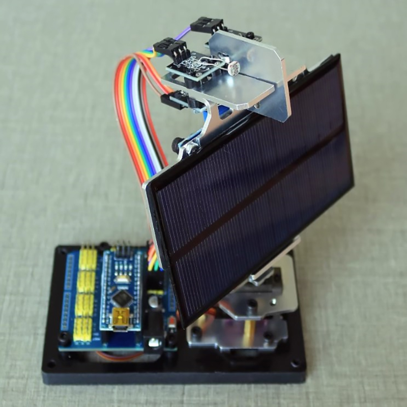 Arduino Robot - Mg90 Unmontiertes Digitalmultimeter Intelligente Solar-Tracking-Ausrüstung für