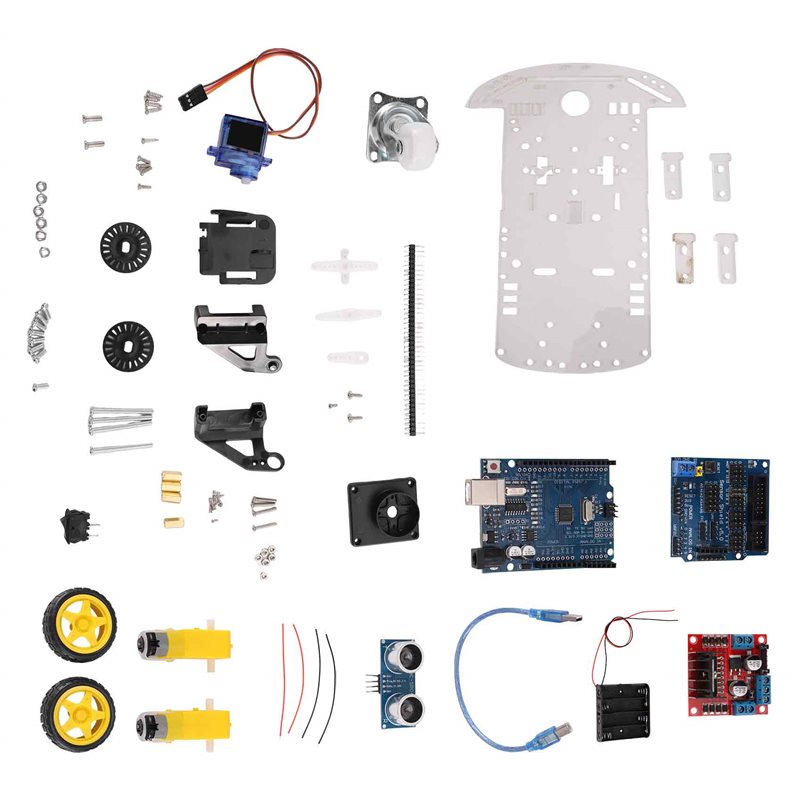 Arduino Robot - ABXE-Smart Roboter-Auto-Chassis-Kit für Arduino DIY-Kit 2WD