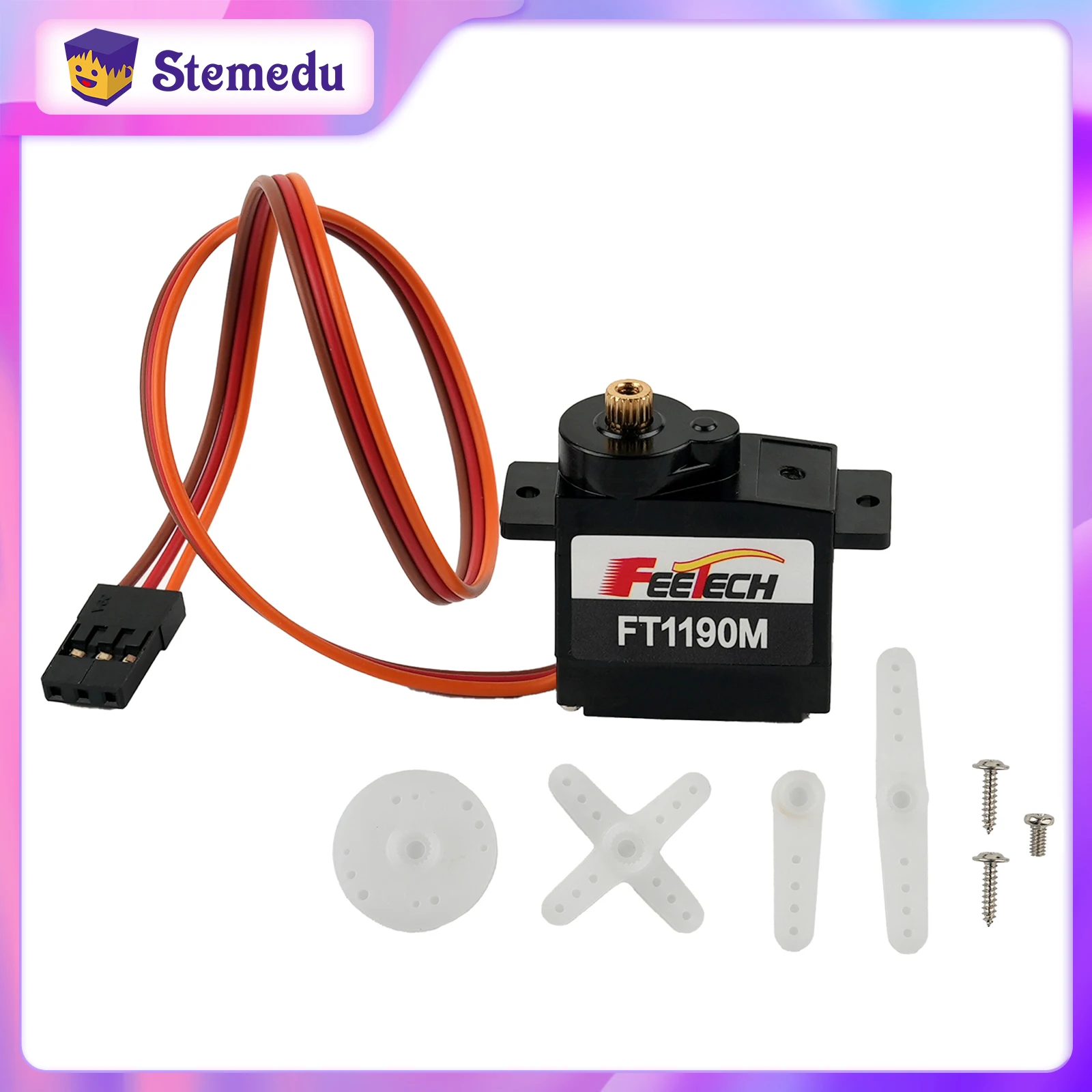 Microbit Robot - FEETECH FT1190M 4,8-6V 3,5kg Metallgetriebe Mikro