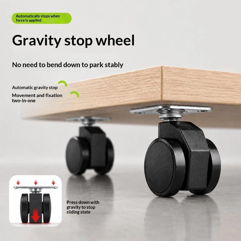 Caster Wheel - Schwerkraftselbstverriegelnde Lenkrollen, automatische Verriegelung bei Last,