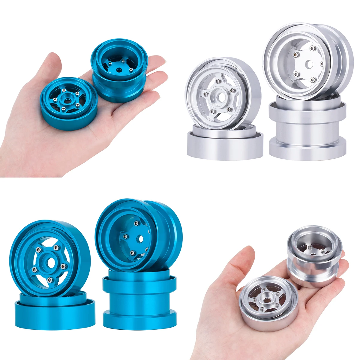 Robot Car Kit - Aluminium Beadlock Wheels für 1/10 RC
