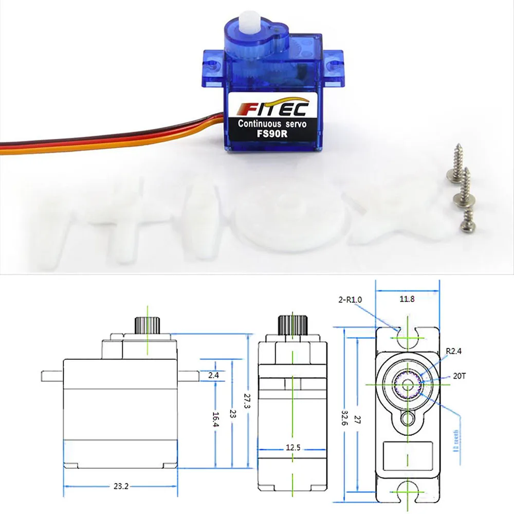 Feetech Mini FS90R Micro Servo – Micro Servo Bewertung und Preis