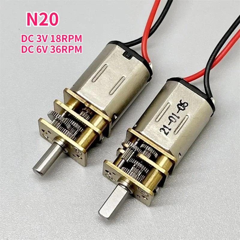 N20 DC 3V 18rpm 6V 36RPM Mini  – Geared Motor Bewertung und Preis