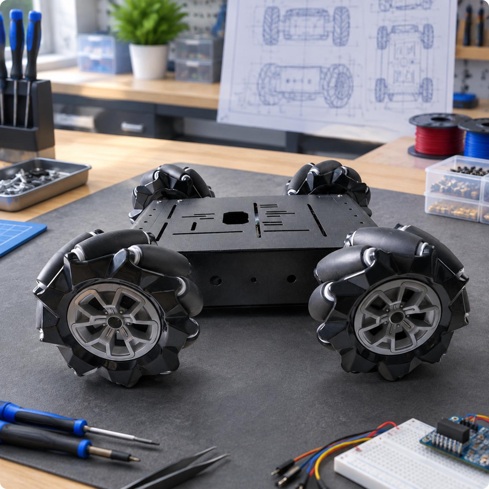 Mehrdirektionales RC-Auto-Chas – Robot Car Kit Bewertung und Preis