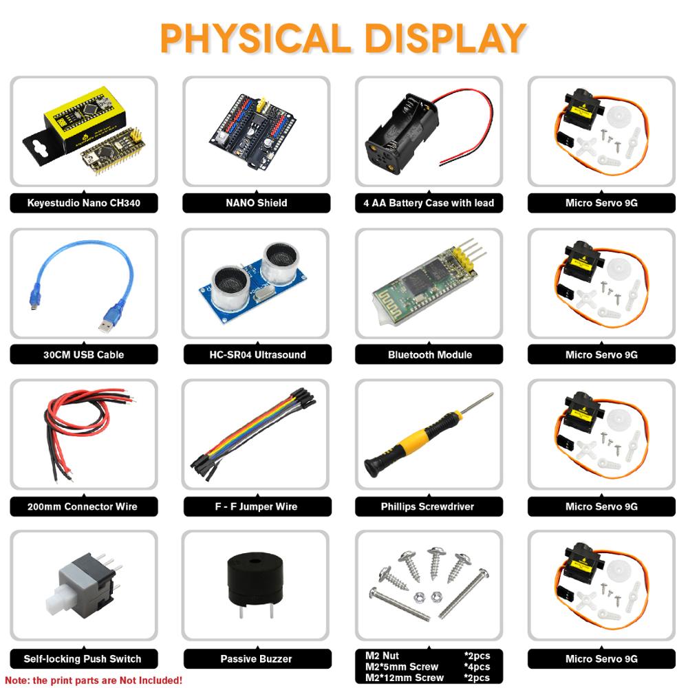 Keyestudio DIY Starter-Kit für – Microbit Robot Bewertung und Preis