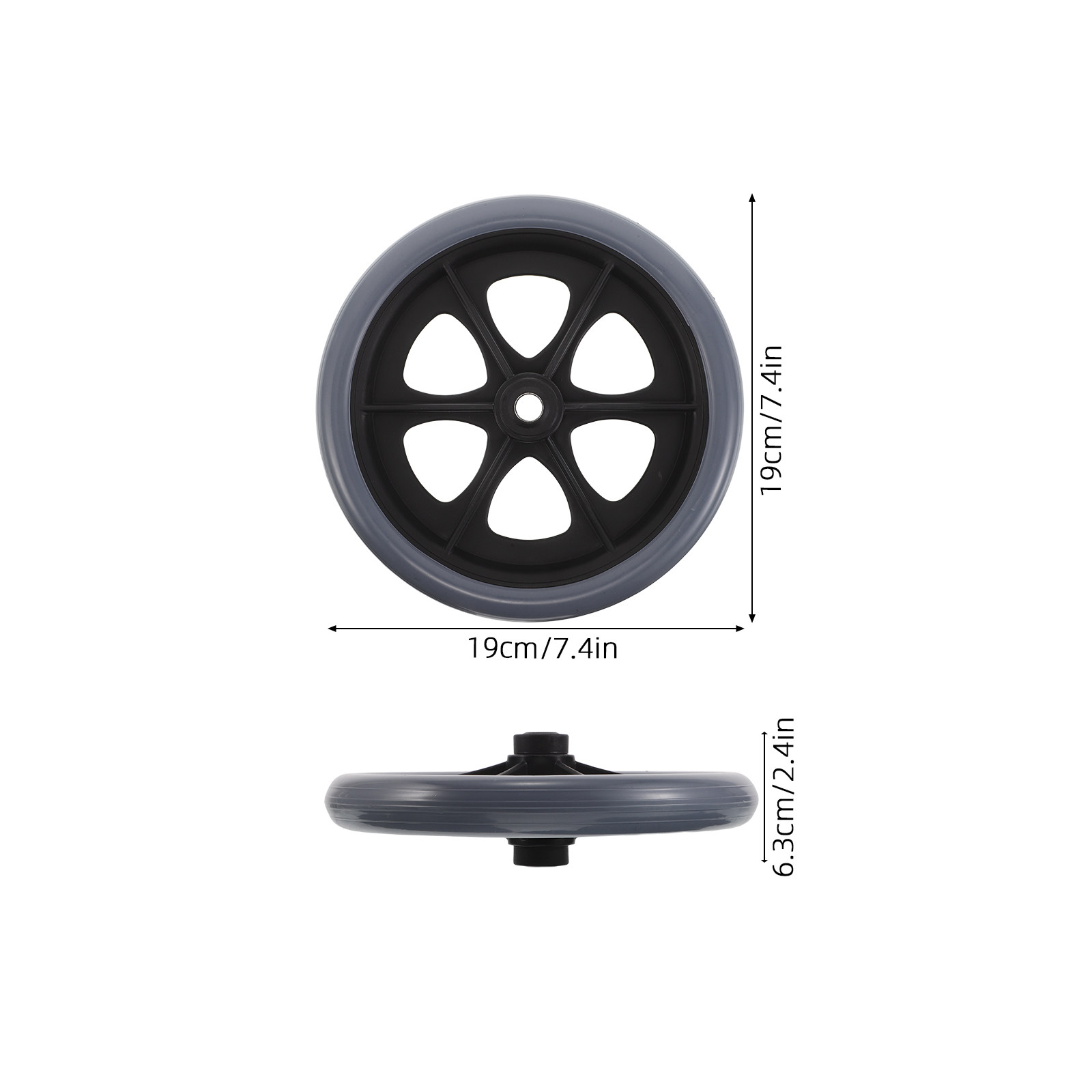 2 Stück universelle Rollstuhl- – Caster Wheel Bewertung und Preis