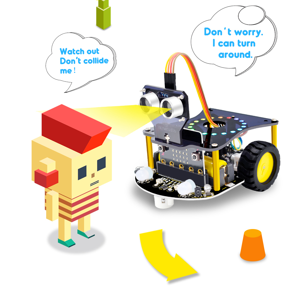 Kidsbits 2WD Microbit V2 Robot – Microbit Robot Bewertung und Preis