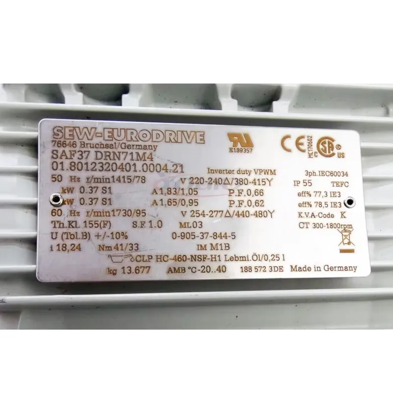 für SEW EURODRIVE SAF37 DRN71M – Geared Motor Bewertung und Preis
